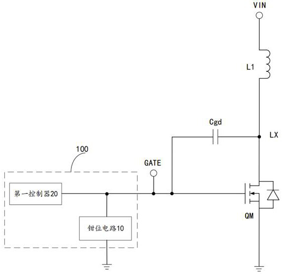 Drain-source voltage detection circuit and drain-source voltage detection method