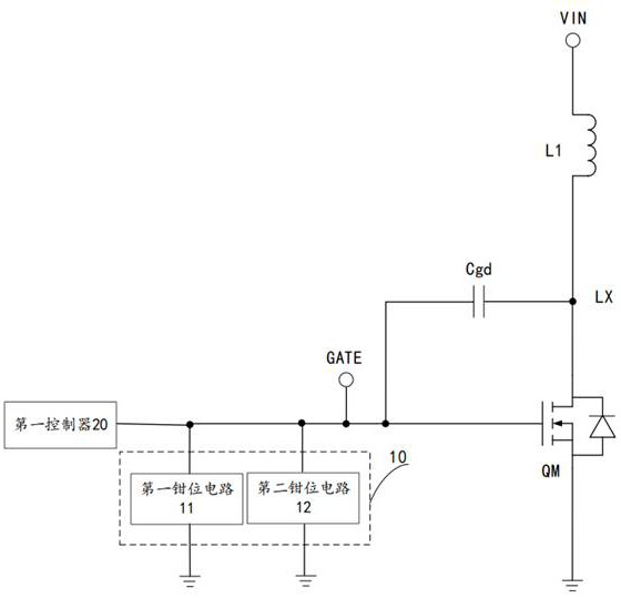 Drain-source voltage detection circuit and drain-source voltage detection method