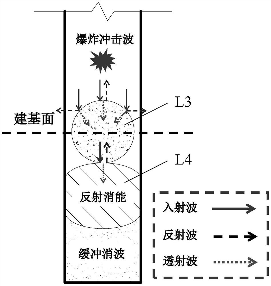 Damage control method for blasting excavation of offshore rock-socketed pile foundation