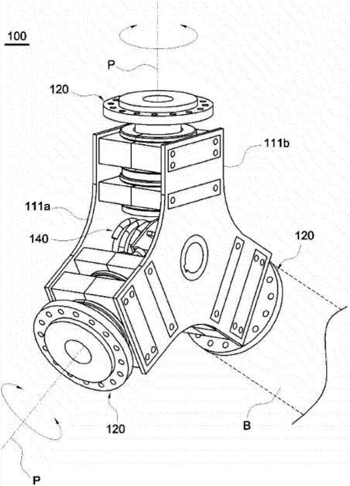 Passive blade pitch control module