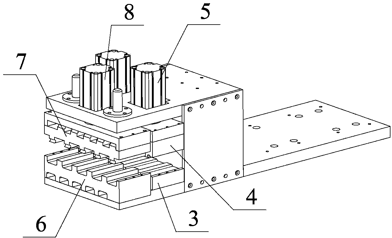 U-shaped pipe pushing device, automatic pipe passing device and operation method of U-shaped pipe pushing device