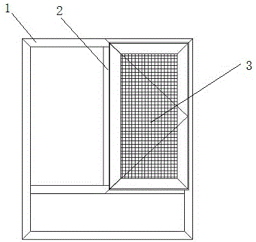 Aluminum alloy out-opening window