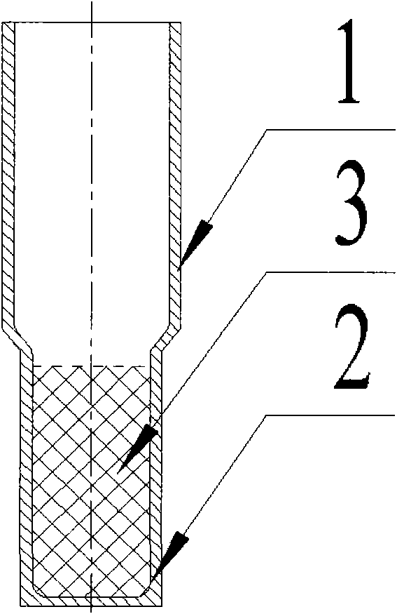 Exploding device with multi-varying section and detonator applying same