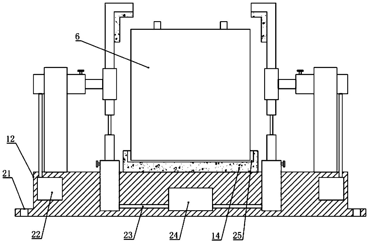 Fixing protection device for lithium battery