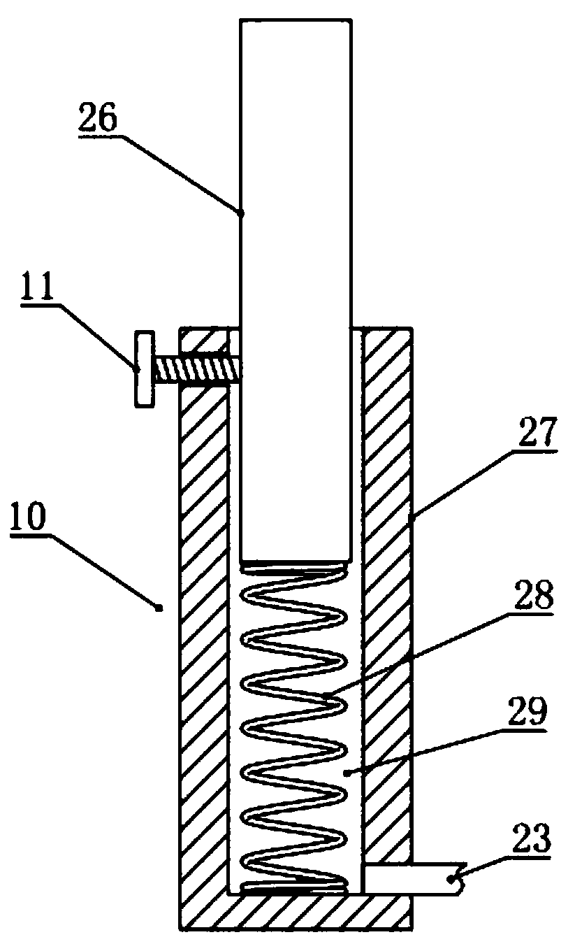 Fixing protection device for lithium battery