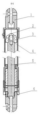 Linear bearing telescopic rod of basketball stand