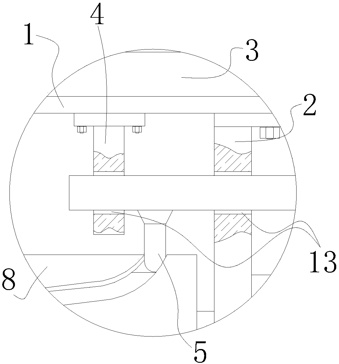Movable type loading and positioning mechanism for glass product machining