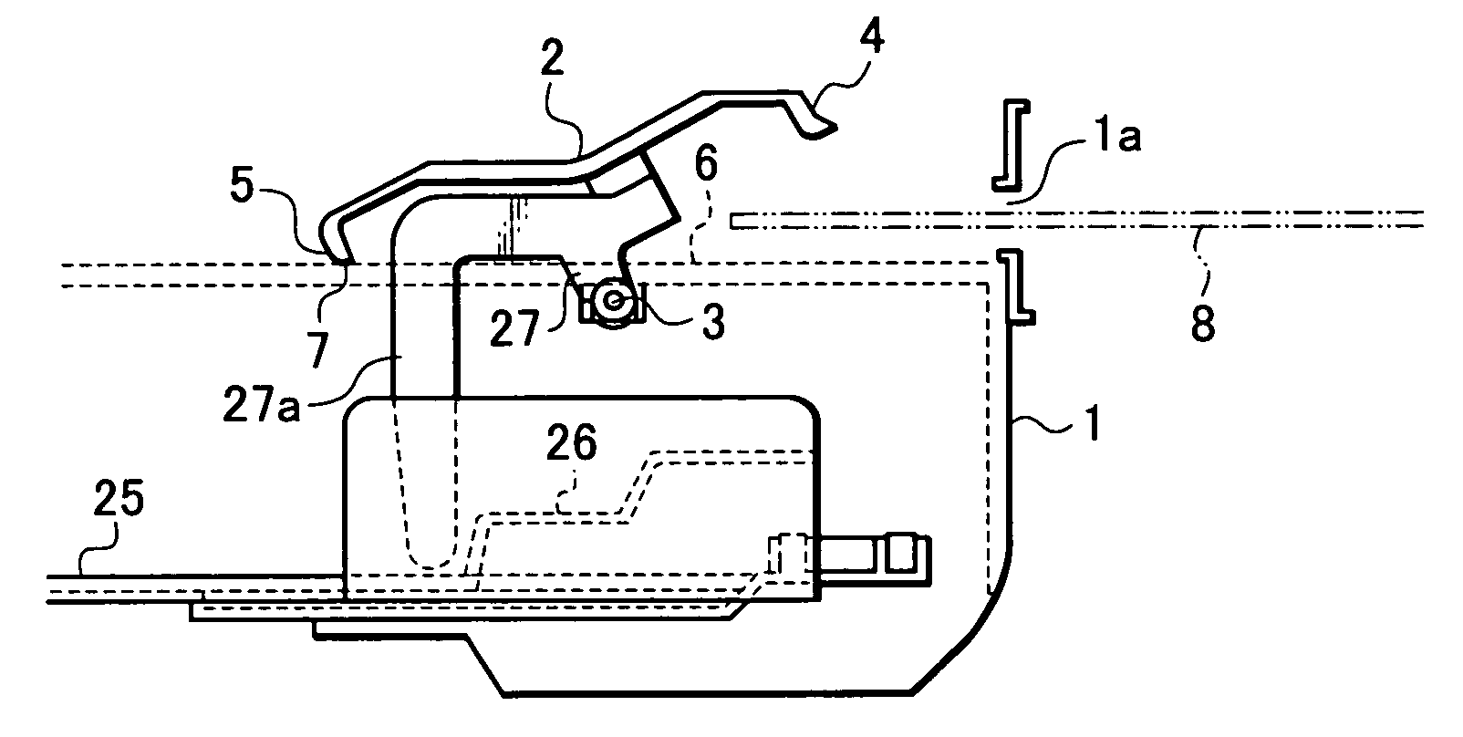 Disc insertion preventive device