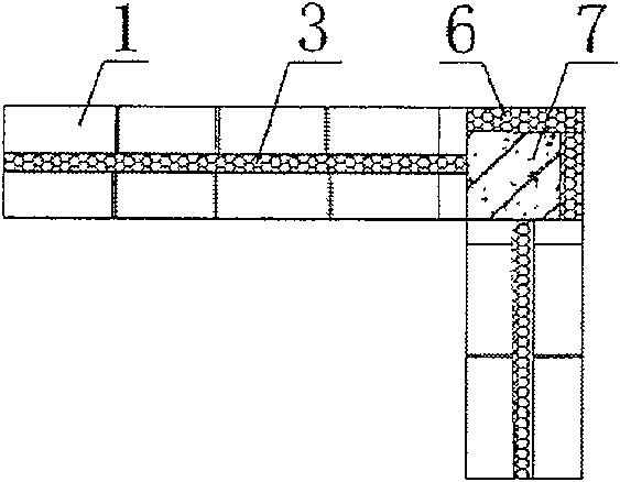 Multilayer brick mixed thermal insulation wall and construction method thereof