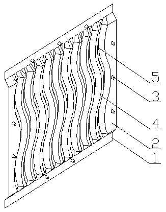 Sheets for mist dissipation of cooling tower and mist dissipation module