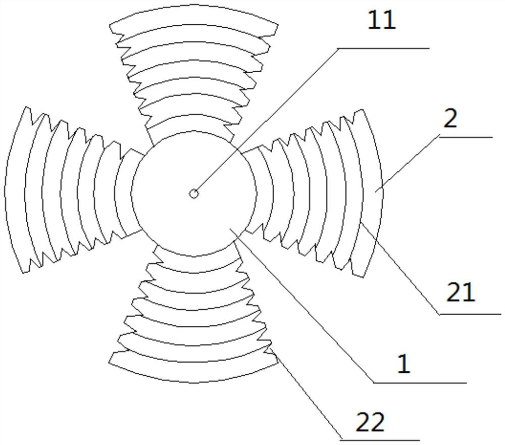 Wind wheel and air outlet device