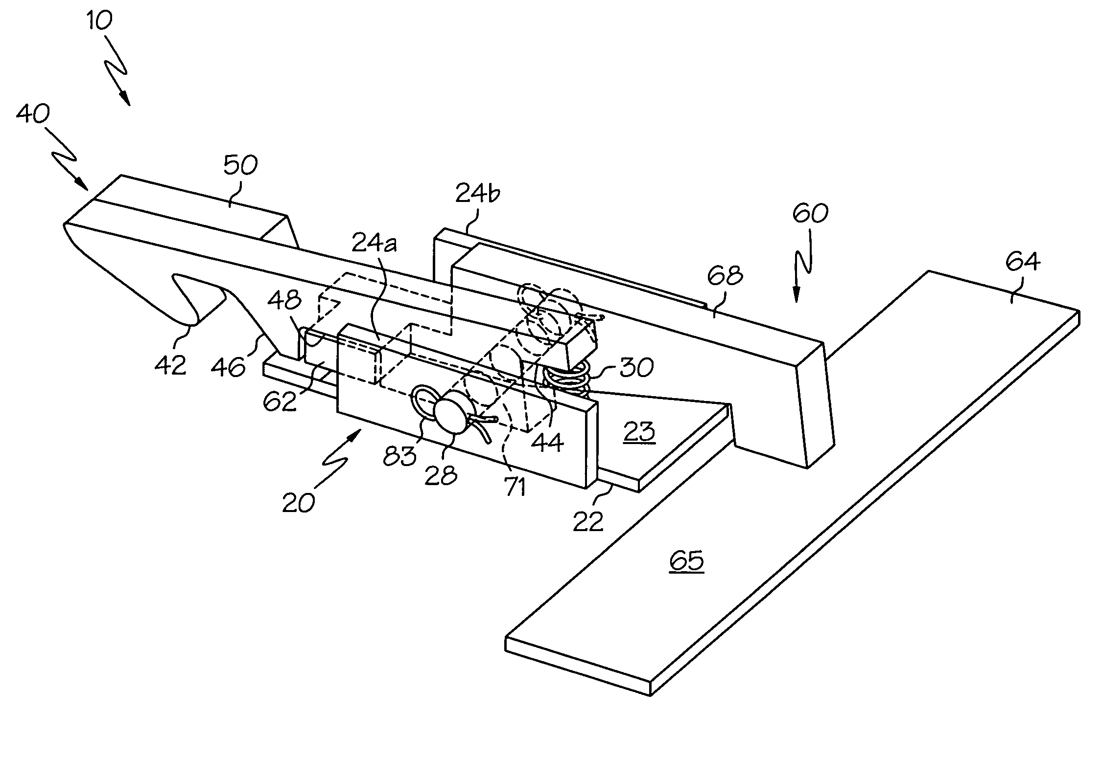 Automatic hitch assembly