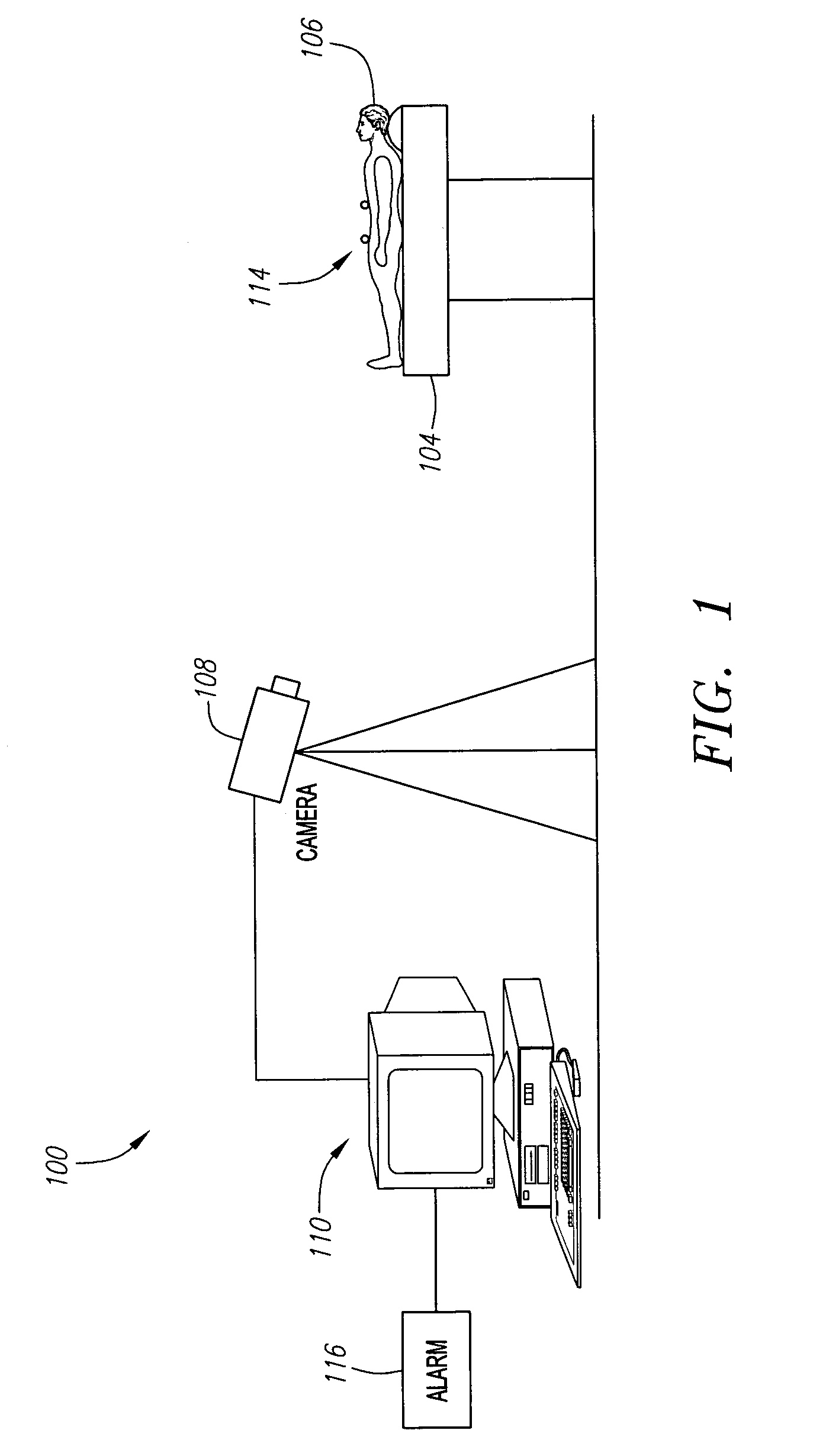 Method and system for monitoring breathing activity of a subject