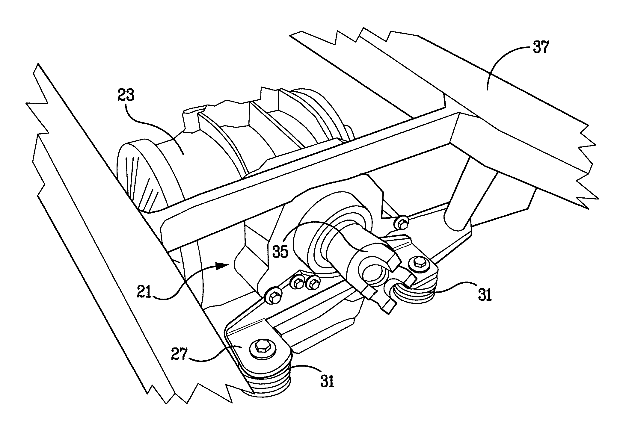 Adapter for a corvette rear differential