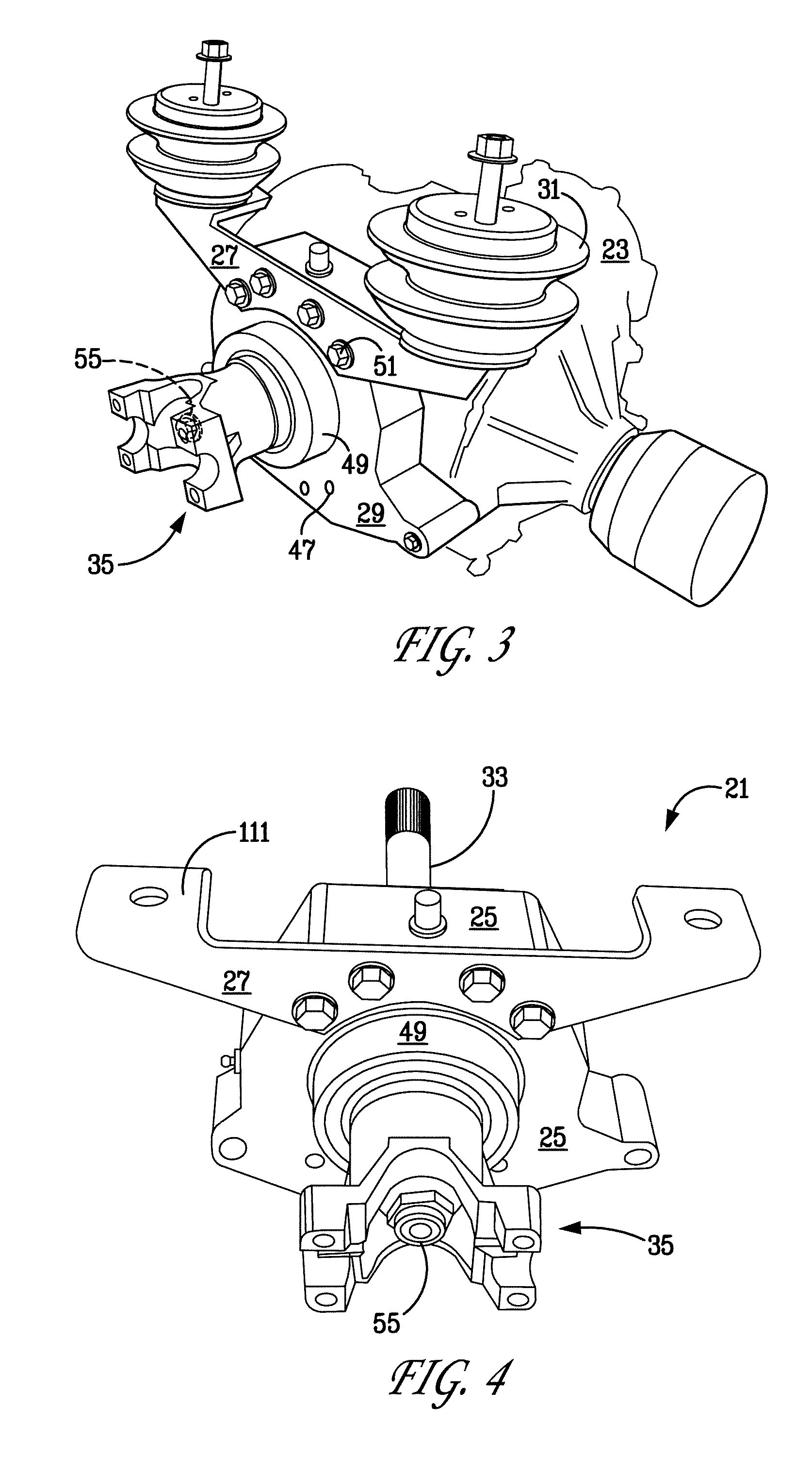 Adapter for a corvette rear differential