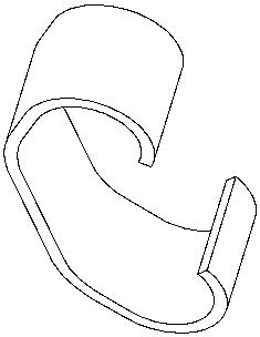 Bow-shaped elastic contact reed