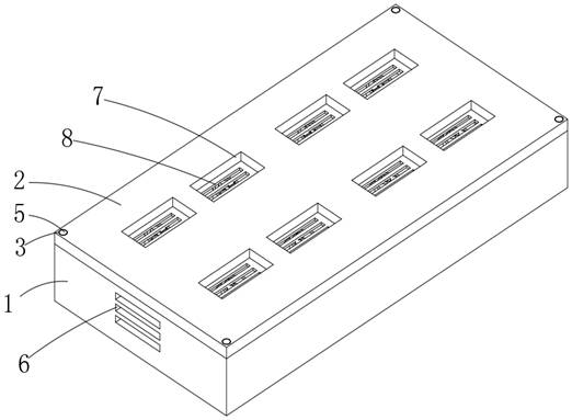 A cooling device for dispatching machine room