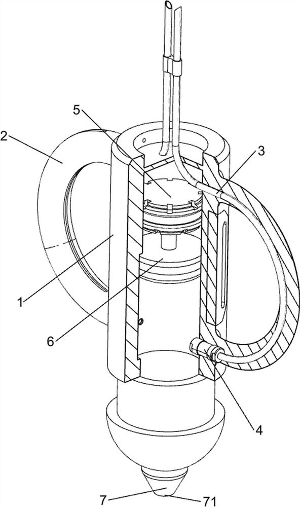 Skin care product packaging material automatic discharging device