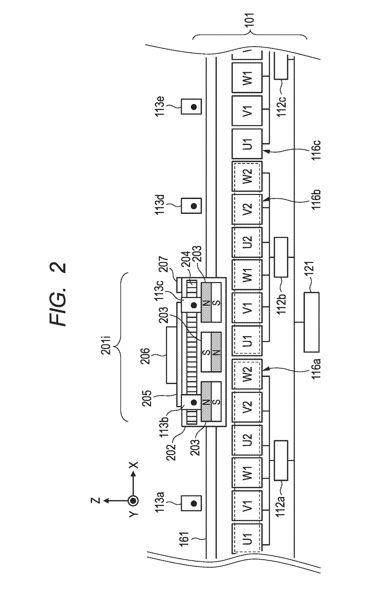 Moving-magnet type linear motor controlling system and manufacturing method of parts