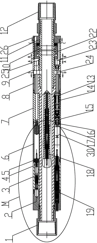 Gear adjusting type injection allocation device for polymer injection well