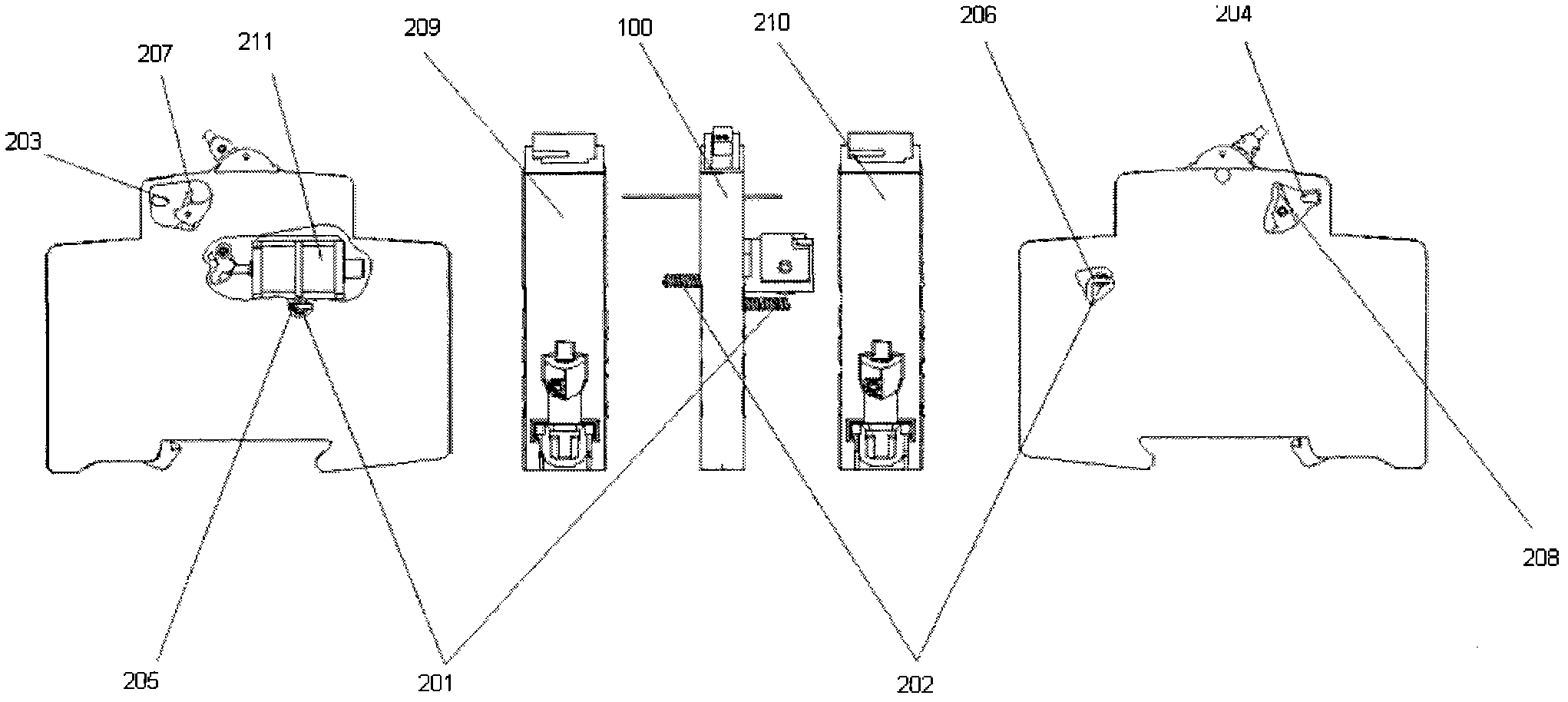 Intelligent operation device capable of closing and separating brake automatically according to front voltage and miniature circuit breaker of same