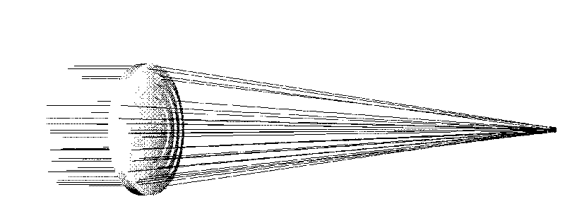 Fresnel spotlight and realization method thereof