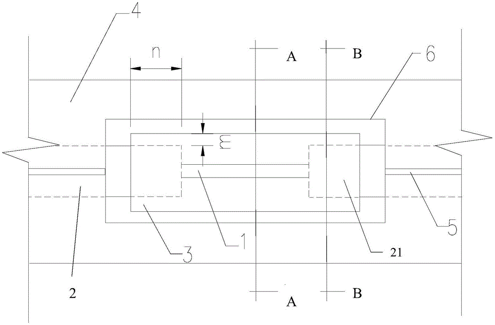 Repair connection structure and repair connection method of hydraulic concrete member expansion joint waterstop