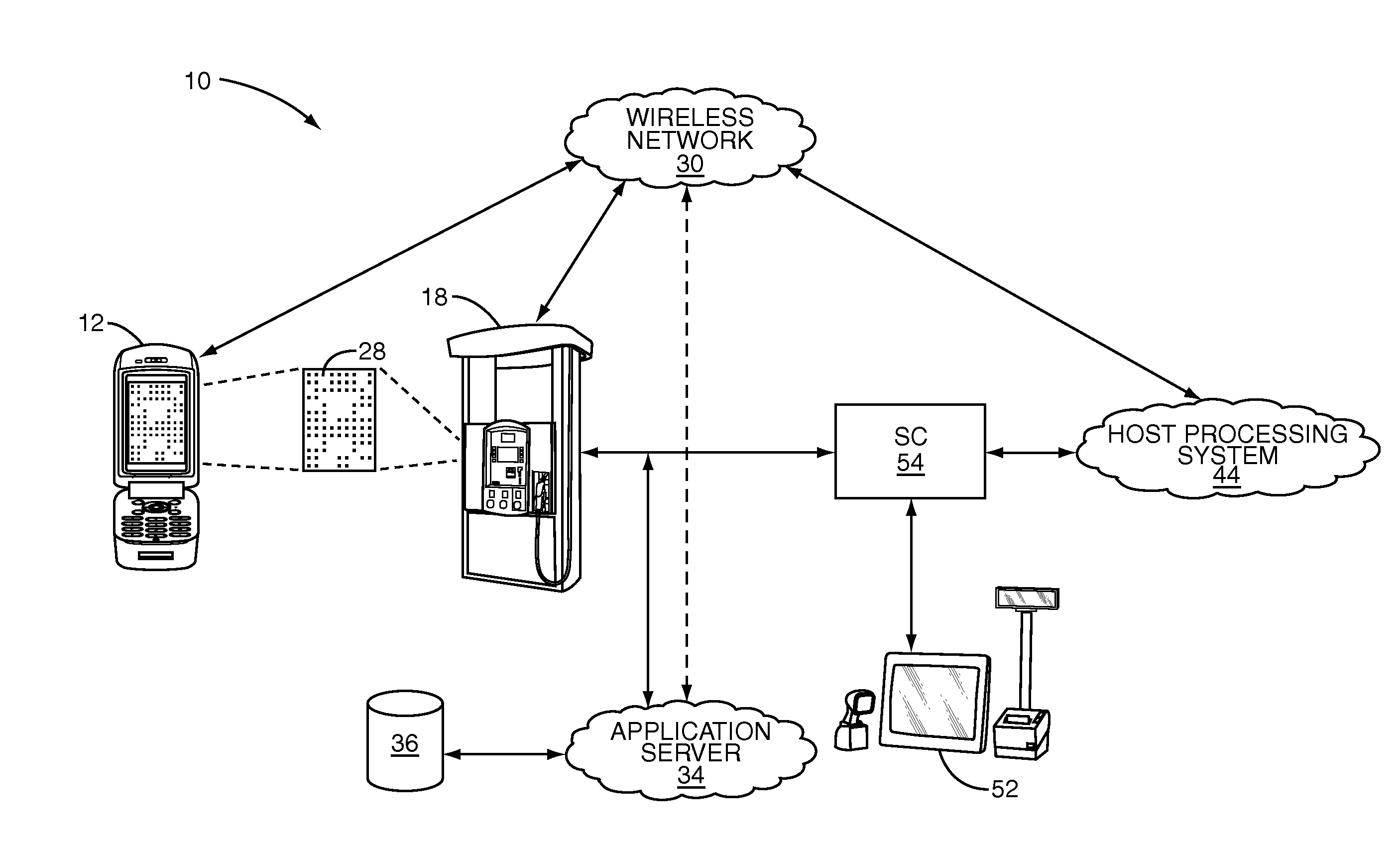 System and method for providing receipts, advertising, promotion, loyalty programs, and contests to a consumer via an application-specific user interface on a personal communication device
