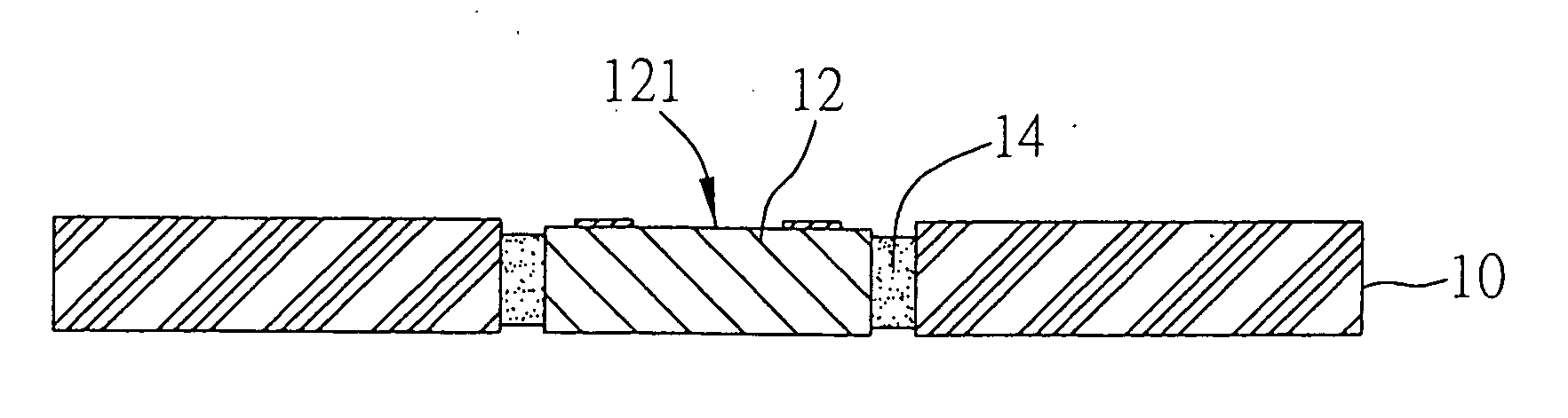 Method of embedding semiconductor element in carrier and embedded structure thereof