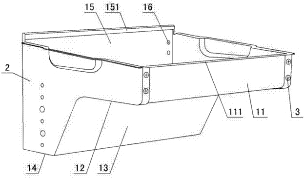 Machining method of clamshell steel-wooden desk steel member