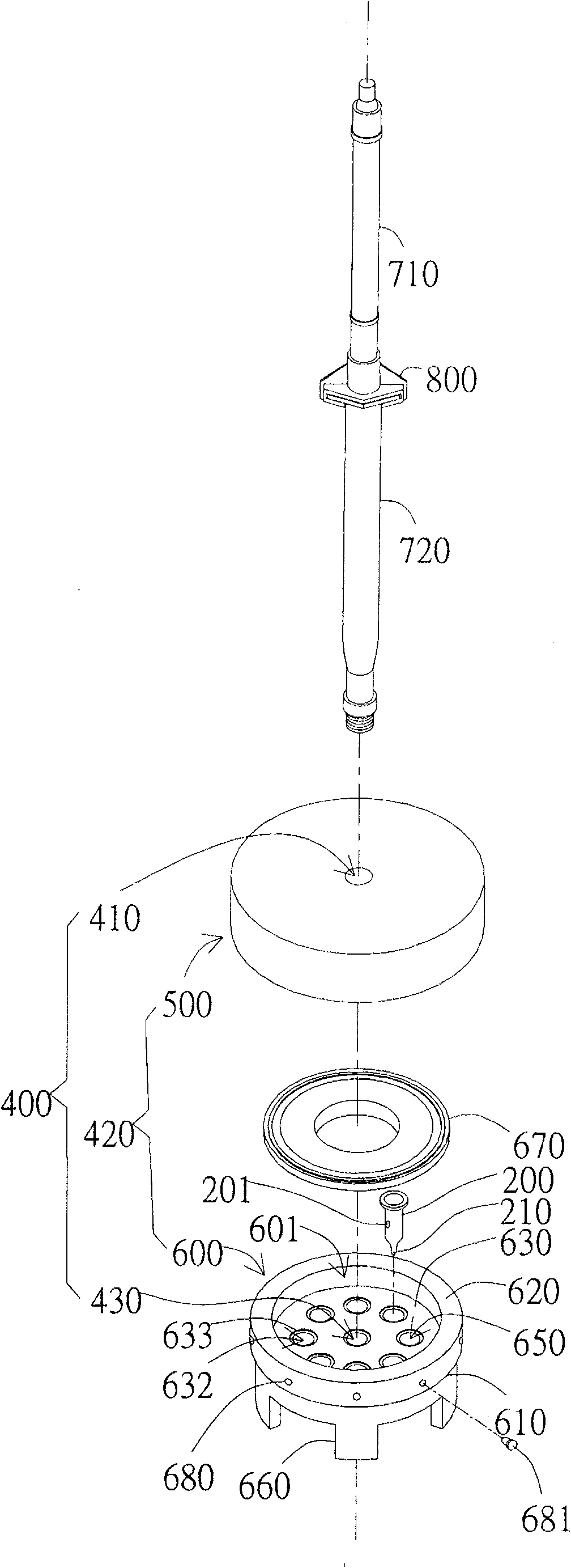 Cleaning device and method for cleaning the equipment joining with the same