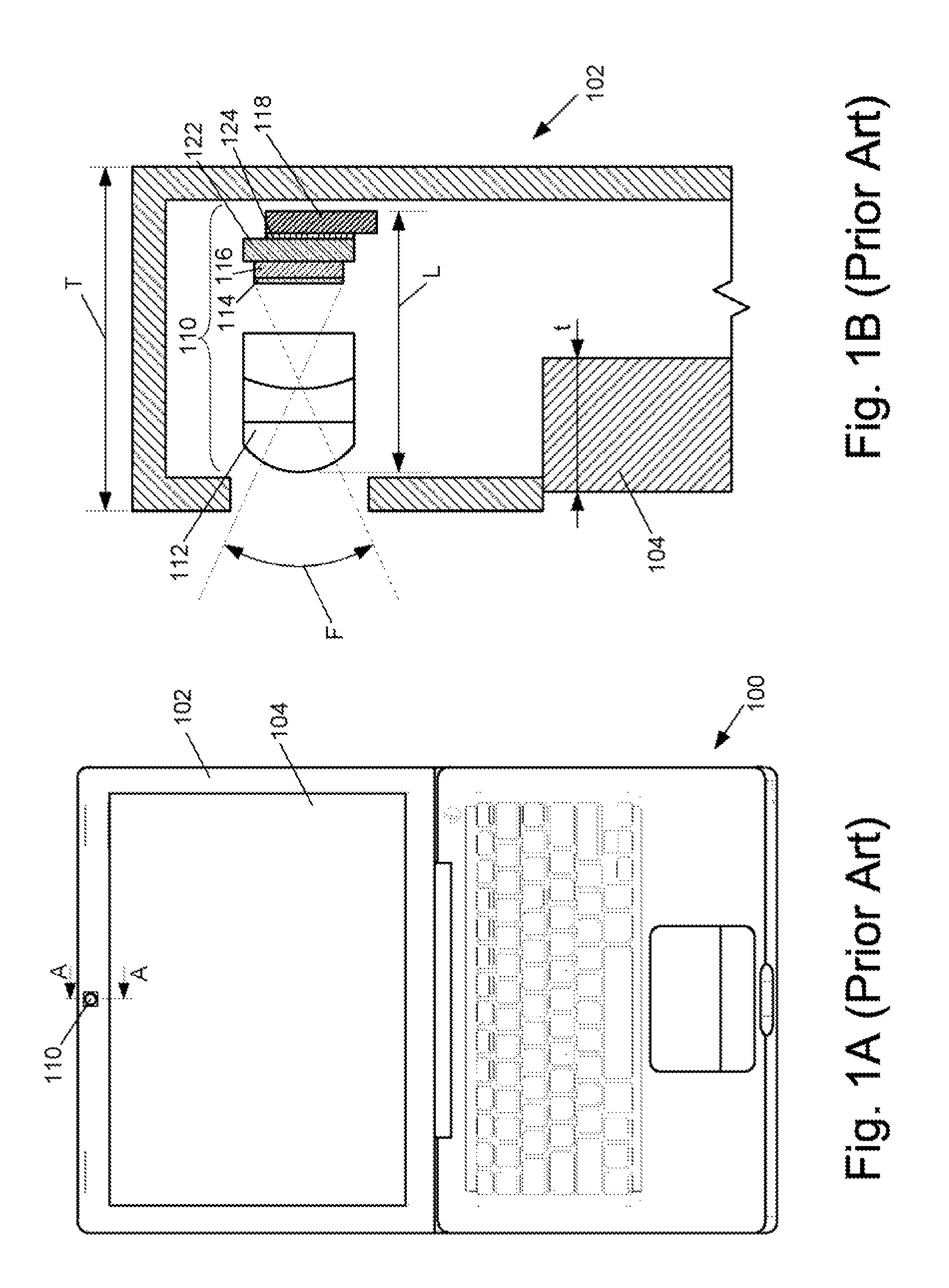 Electronic device with two image sensors