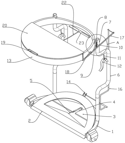 Oil drum carrying device for oil exploitation