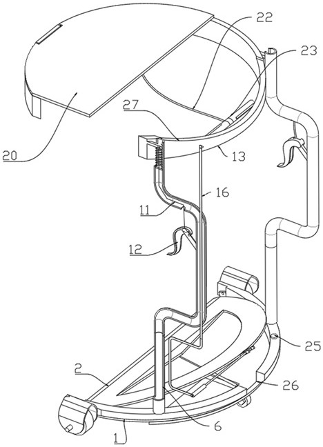 Oil drum carrying device for oil exploitation