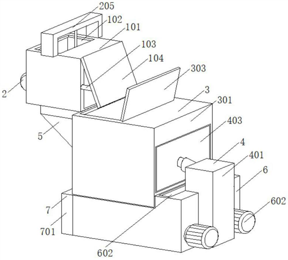 Industrial waste solid-liquid separation device