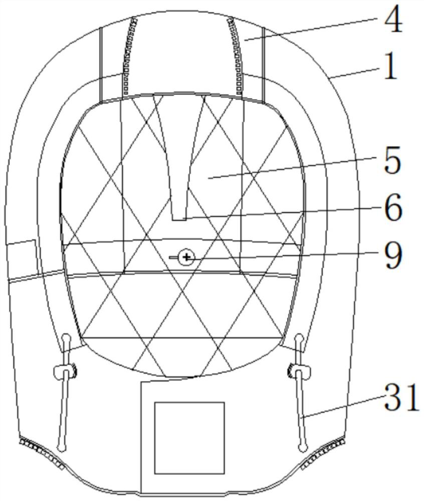 Expansion rotatable hat based on light sliding type track zipper