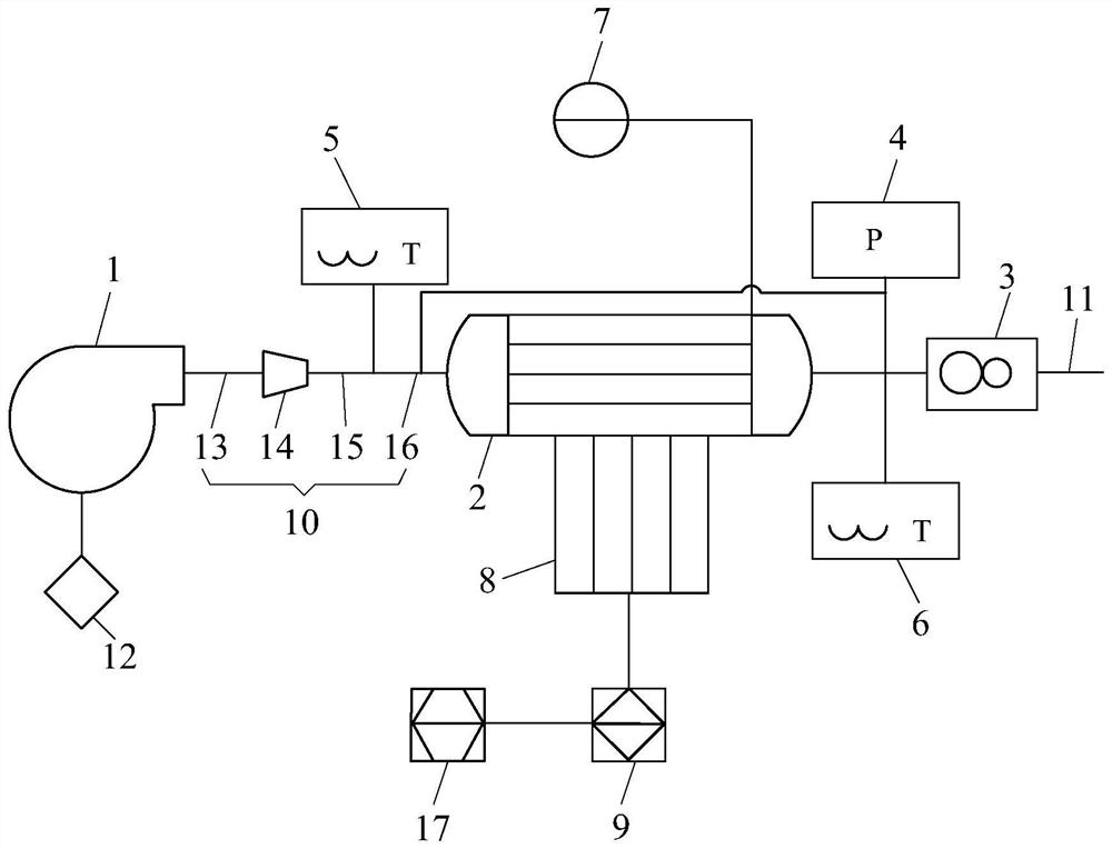 Flowing heat exchange experimental device for micro-tube bundle precooler