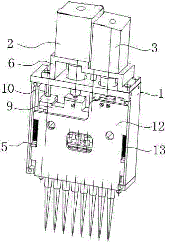 Multi-channel liquid transfer device