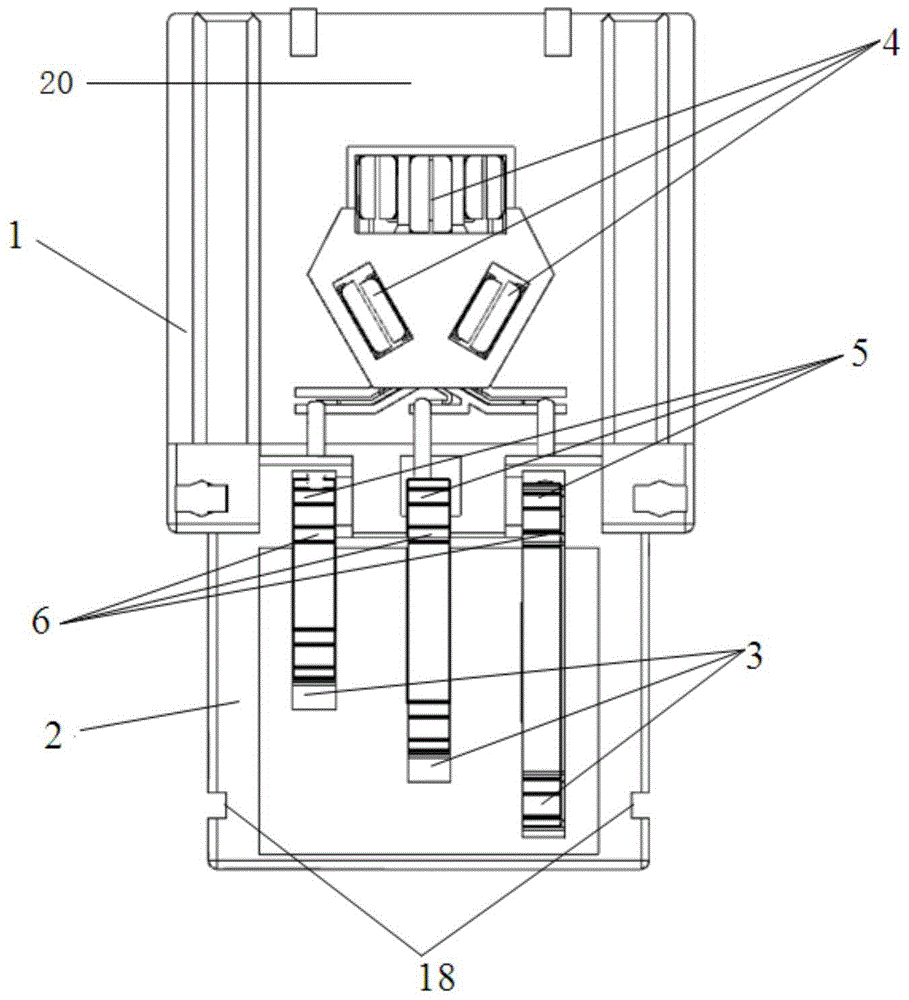 A telescopic insert type mobile socket
