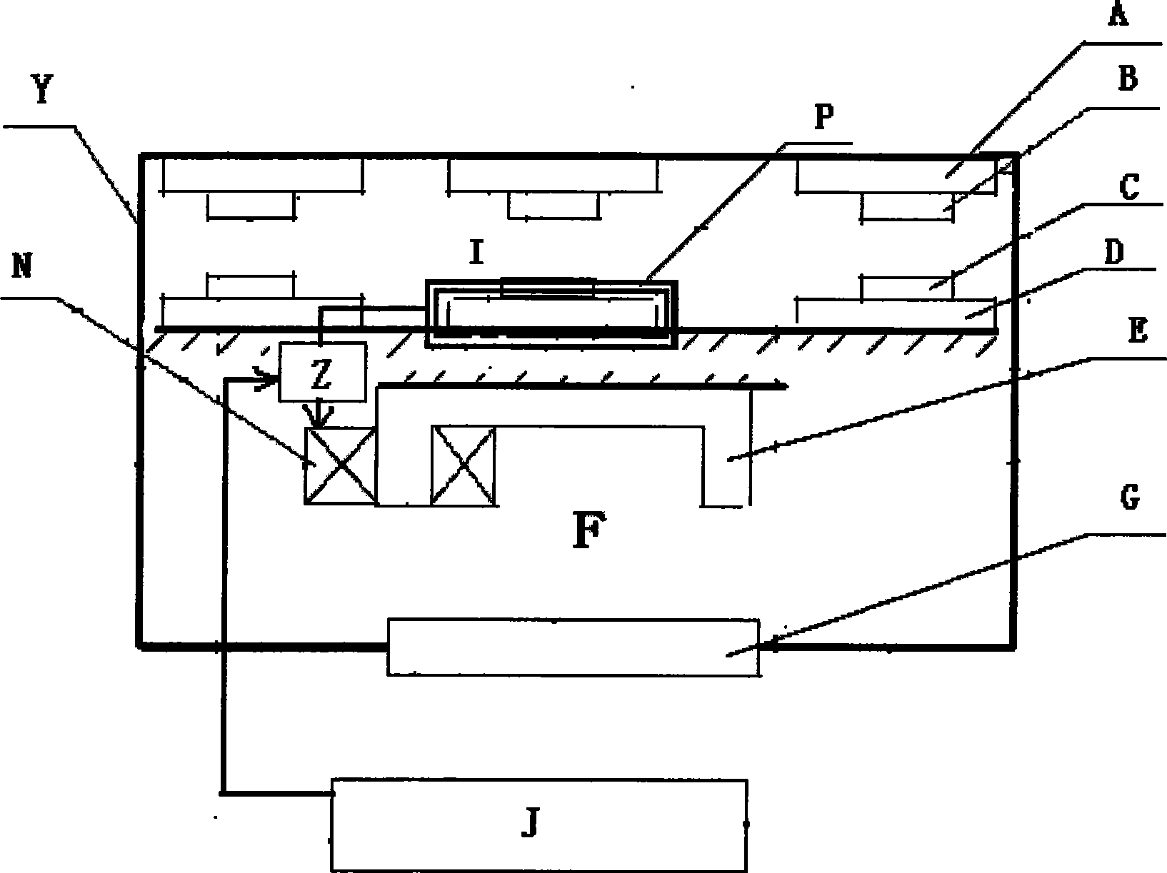 Electric appliance rapid disjunction motion mechanism based on main circuit current excitation