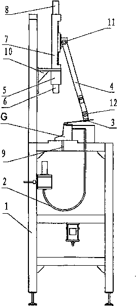 Life testing device for single-handle double-control water nozzle