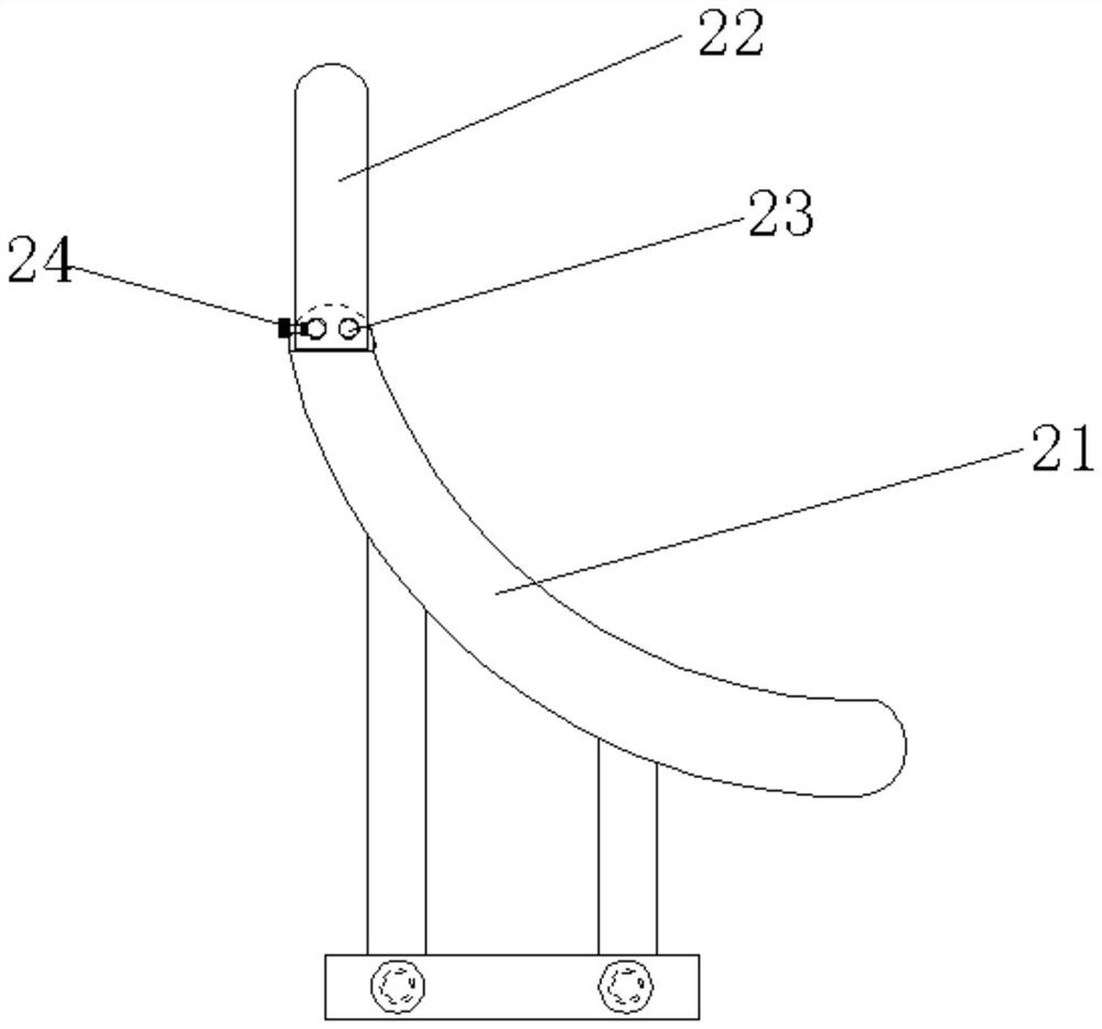 An operation bed for cesarean delivery which is convenient for anesthesia position placement