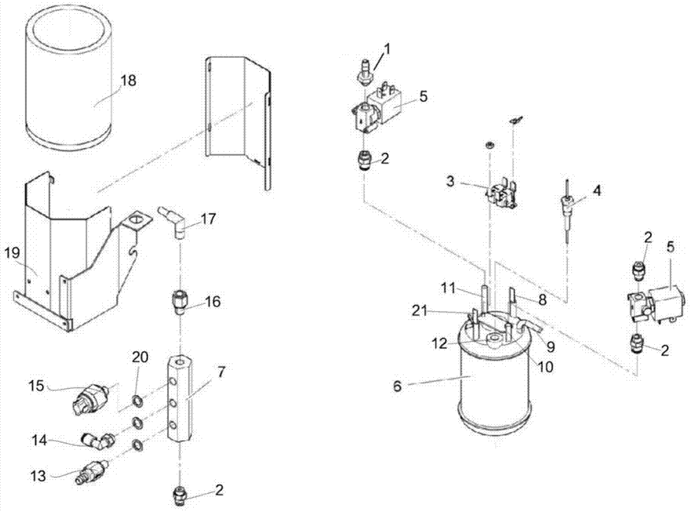 A high-efficiency fully automatic steam generating device