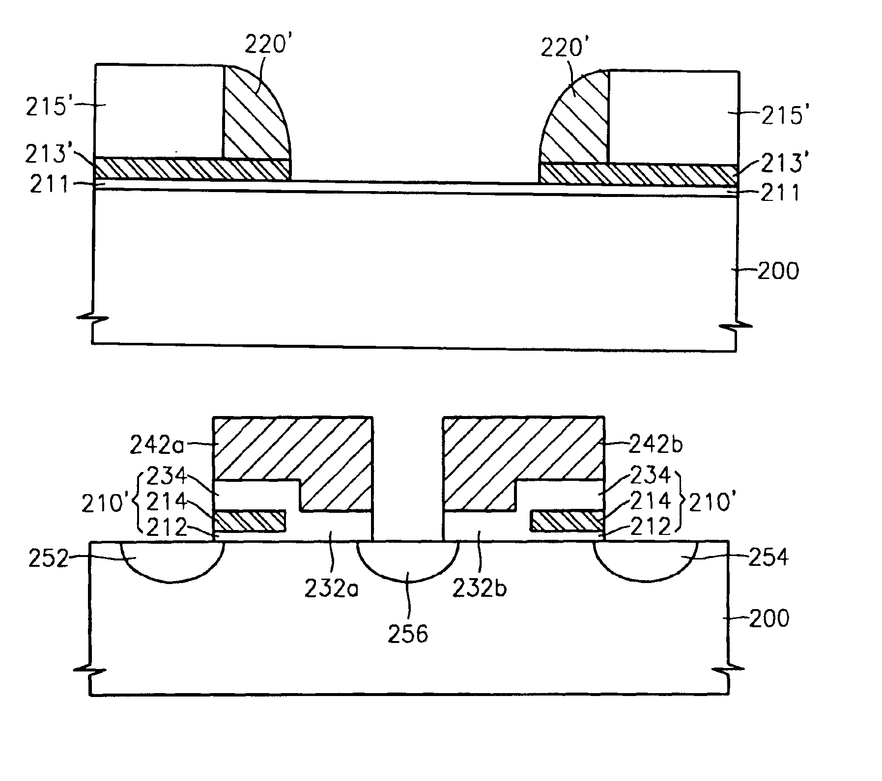 Methods of forming a nonvolatile memory device having a local SONOS structure that use spacers to adjust the overlap between a gate electrode and a charge trapping layer