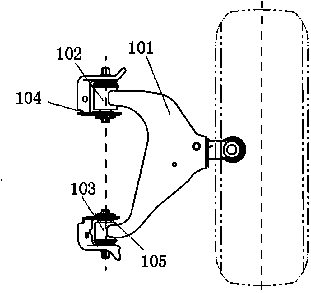 Method for calibrating camber angle and caster angle of wheel