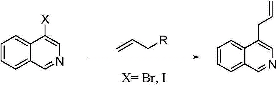Preparation method of 1,4-diallyl isoquinoline