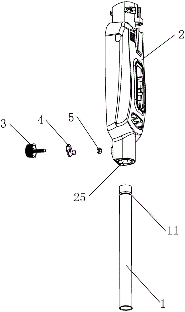 An easy-to-disassemble bracket fixing structure