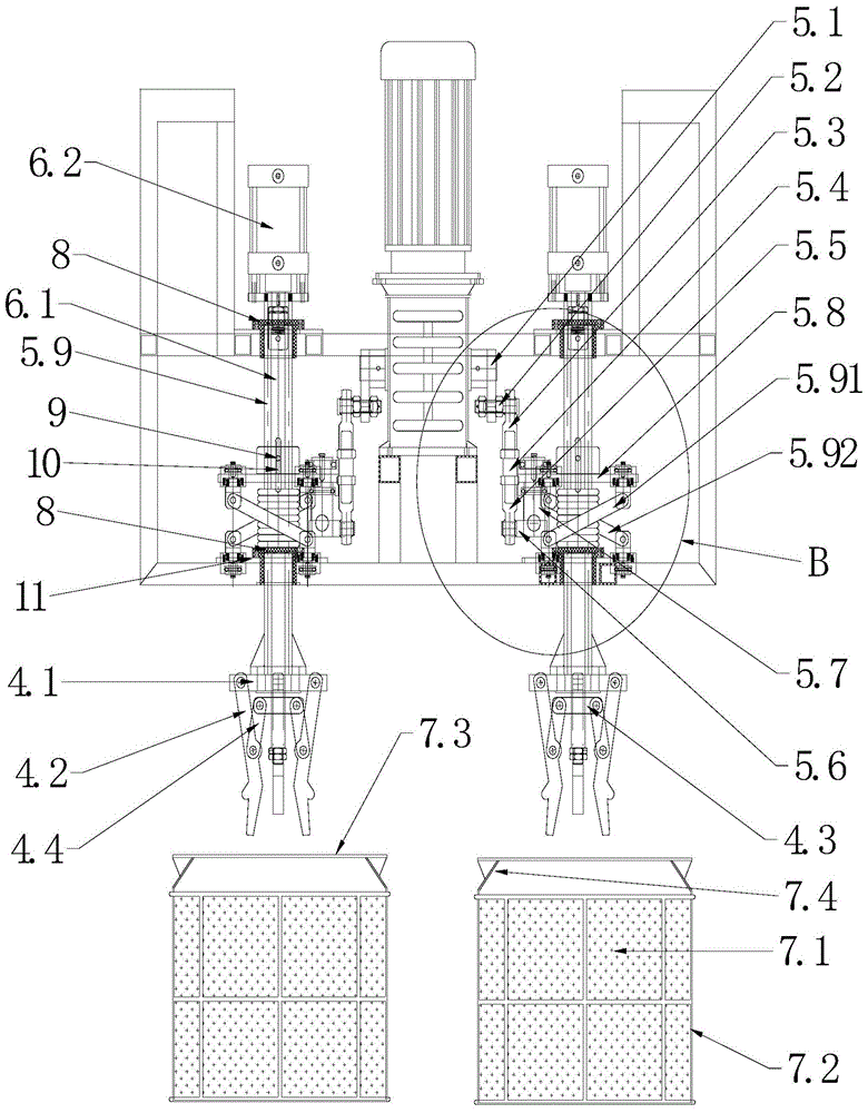 An electroplating cleaning device