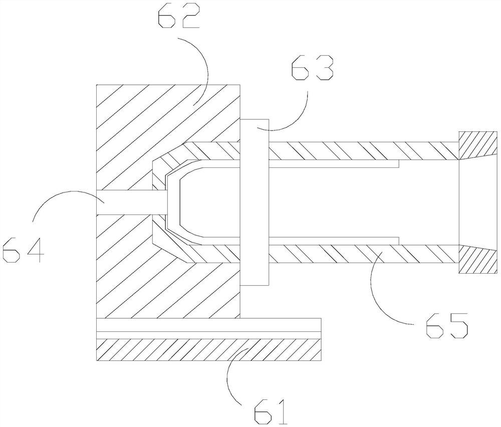 Square pipe joint necking machine