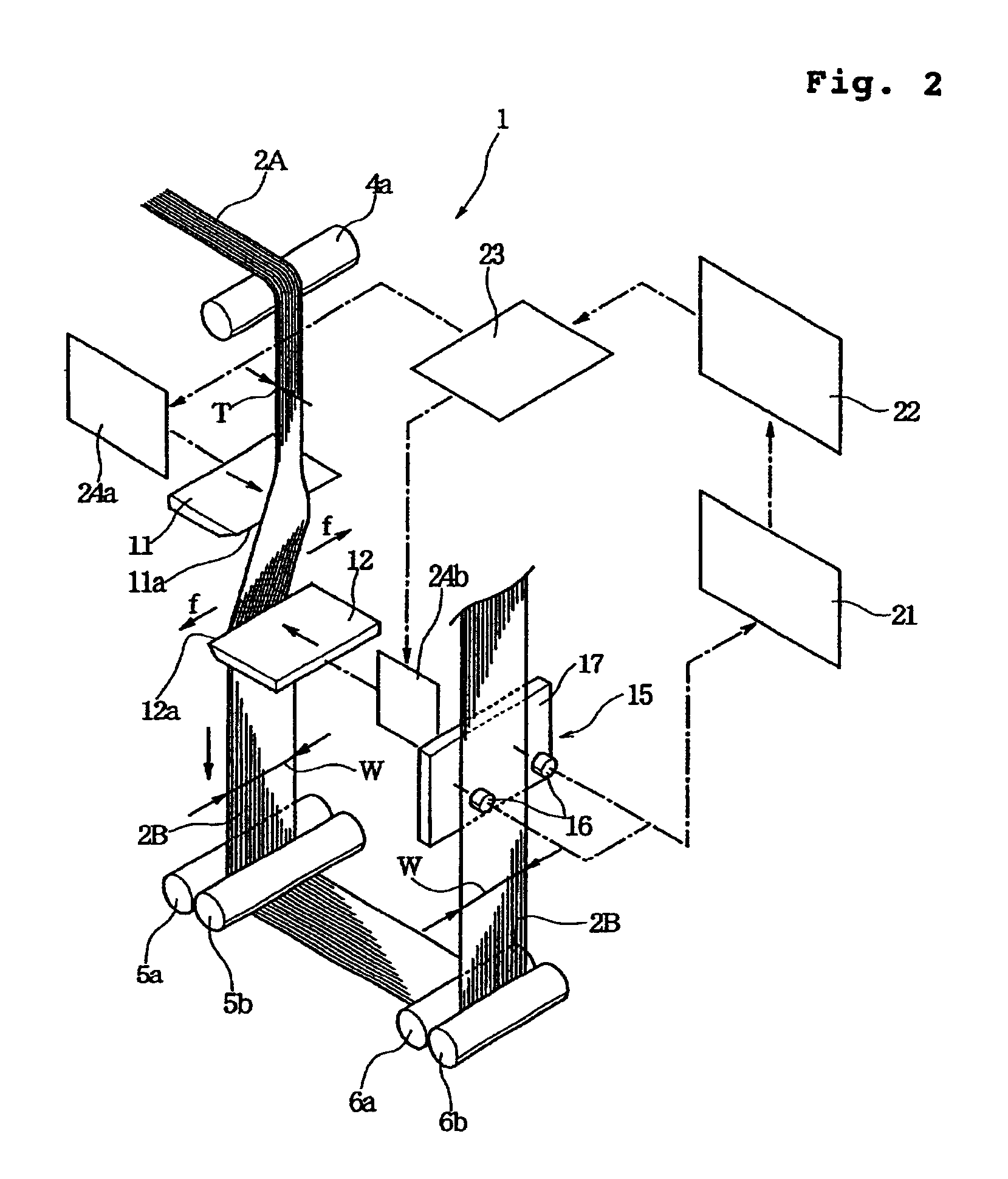 Method and apparatus for opening continuous filaments